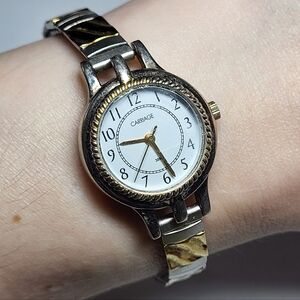 CARRIAGE Vintage Stainless Steel Two-Tone Watch